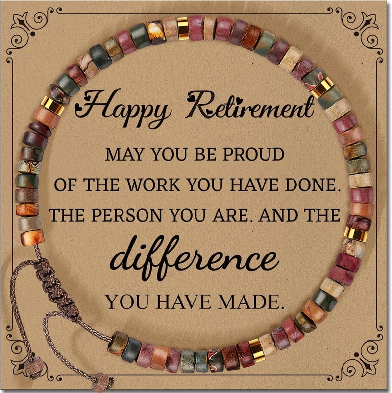 ZOKCC Inspirational Gifts Bracelets for Women: Christmas Day Gifts for Women Friends Sister Mom - Healing Natural Stone Beads Bracelets Thinking of you Get Well Soon Gift for Women - Image 1